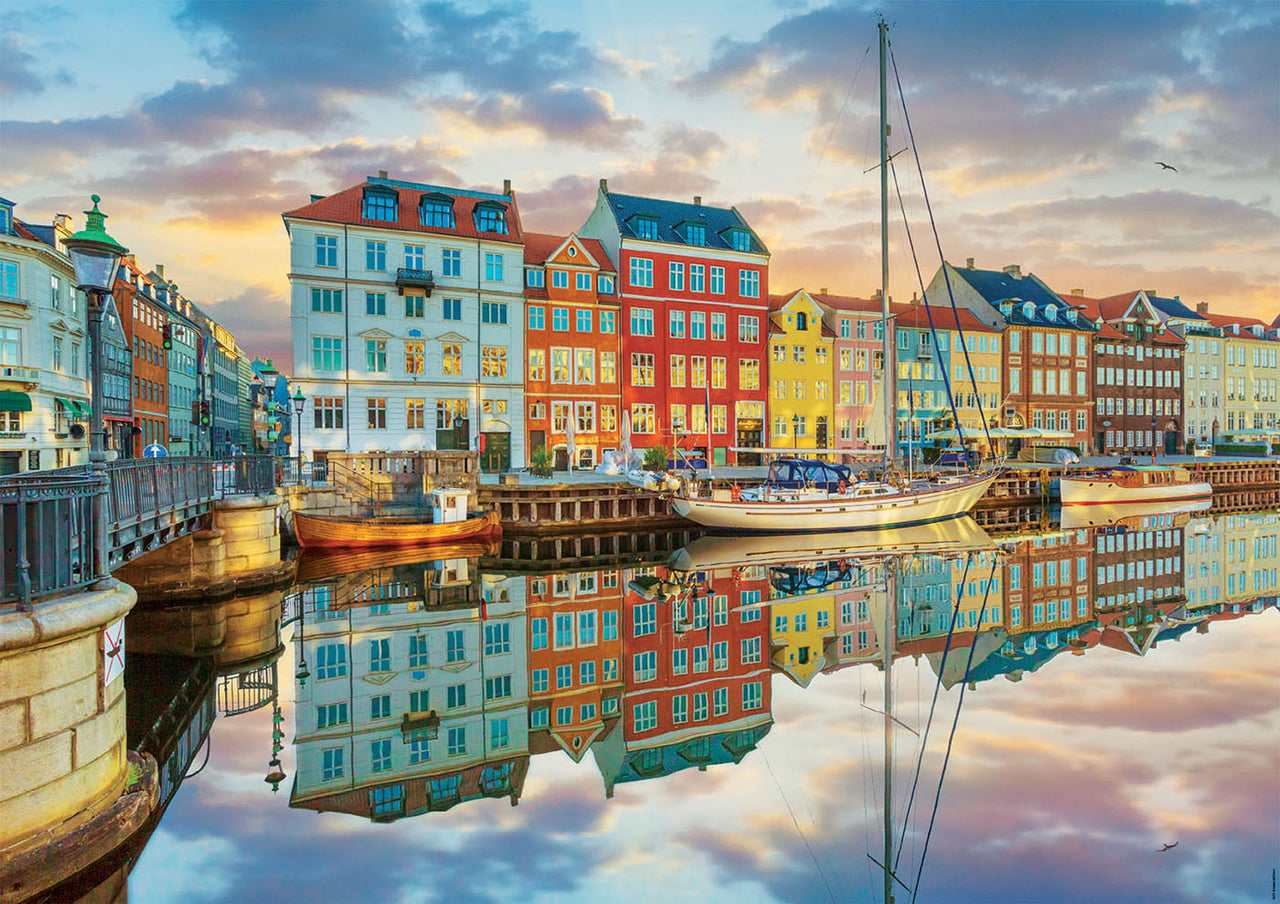 Sunset at Copenhagen Harbour 2000-Piece Puzzle