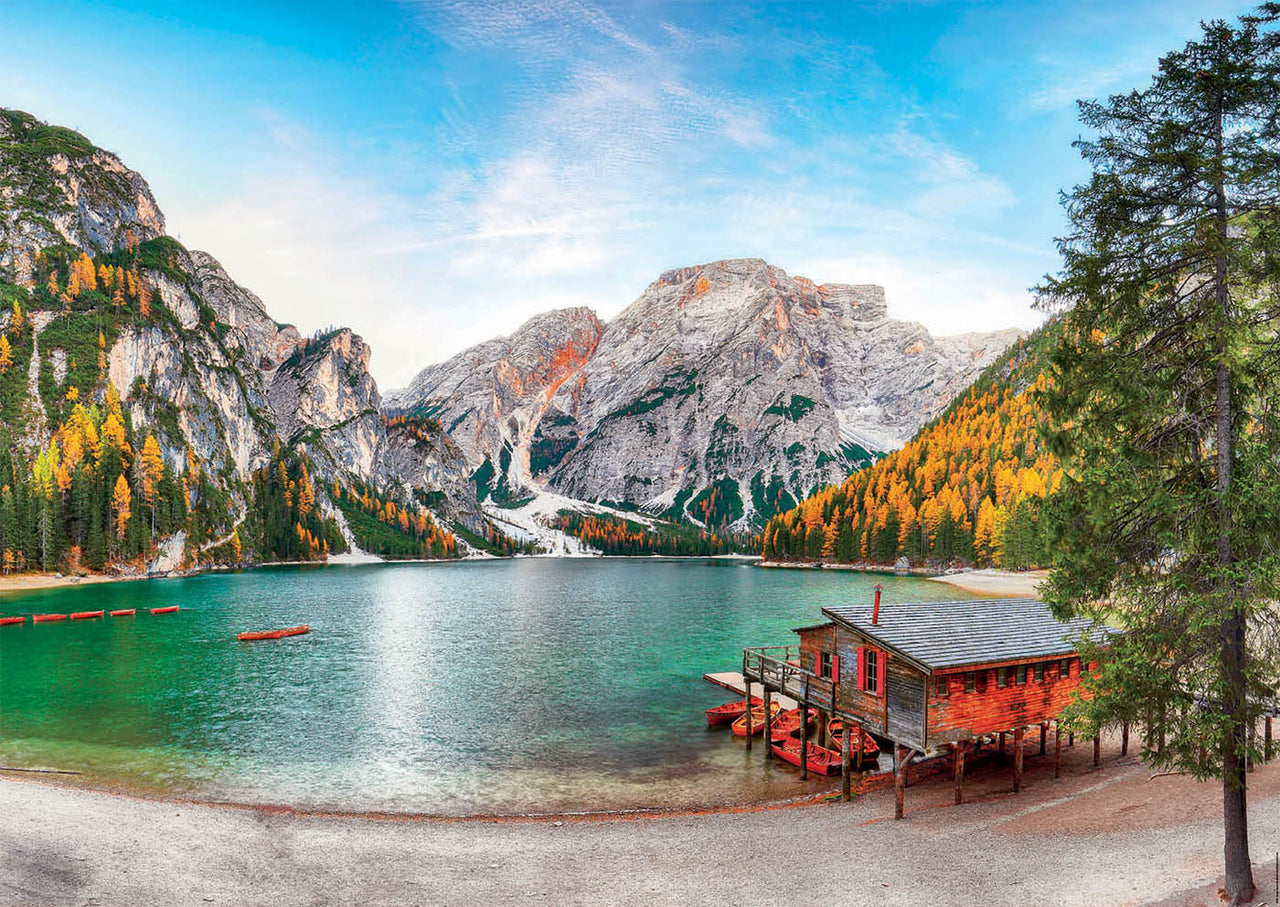 Braies Lake in Autumn 3000-Piece Puzzle