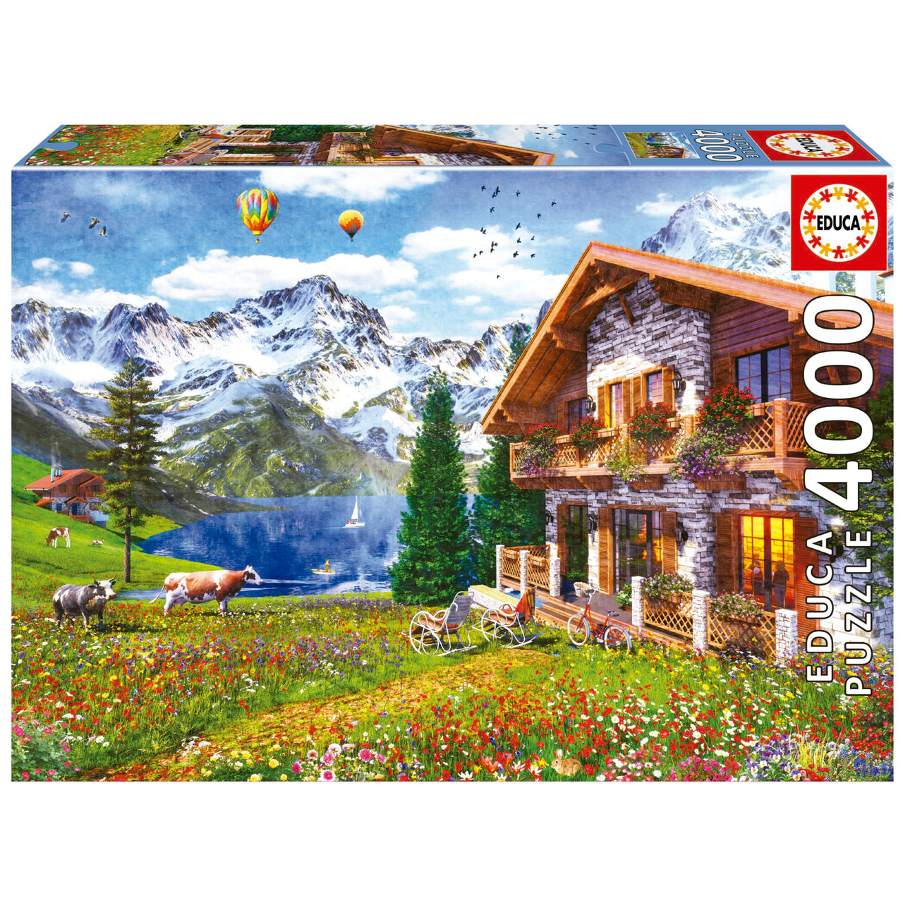 Chalet In The Alps 4000-Piece Puzzle
