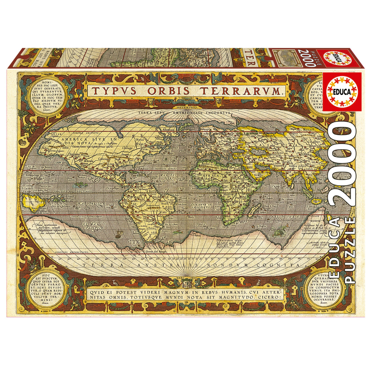 Map Of The World 2000-Piece Puzzle