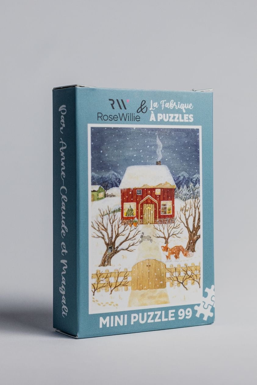 Puzzle de 99 pièces « Chalet d'hiver »