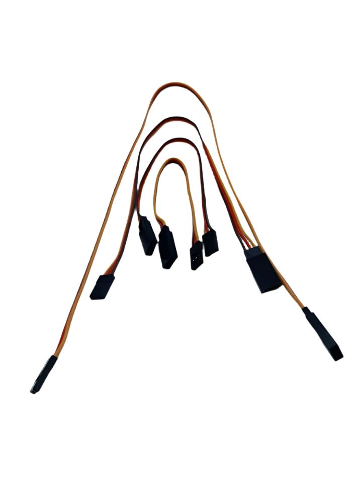 Câbles d'extension de servo WAGCABSVREXT4 (pack varié de 4)