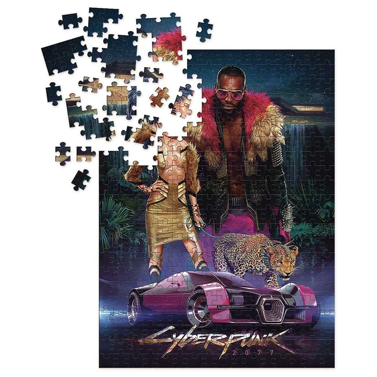 Cyberpunk 2077 NeoKitsch 1000-Piece Puzzle