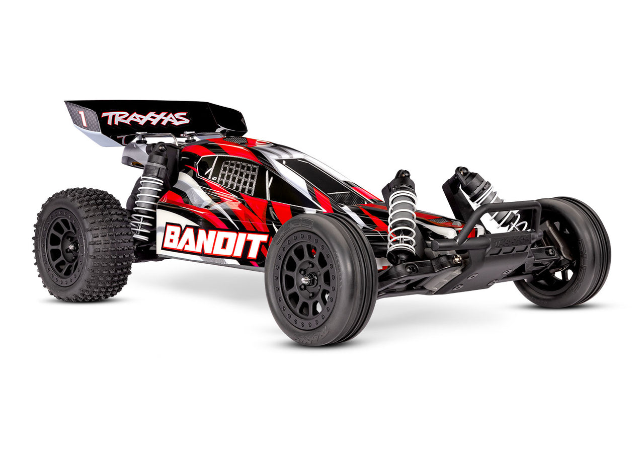 24254-8REDX Traxxas Bandit 1/10 Extreme Heavy Duty Off-Road Buggy - RedX