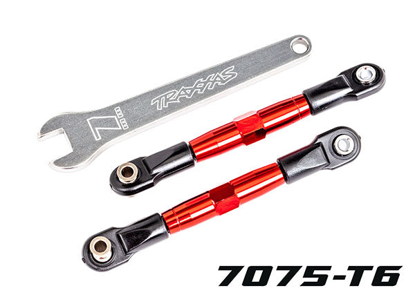 2444R Traxxas Camber links, delantero Rojo