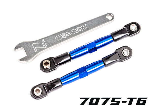 2444X Traxxas Camber links, front Blue