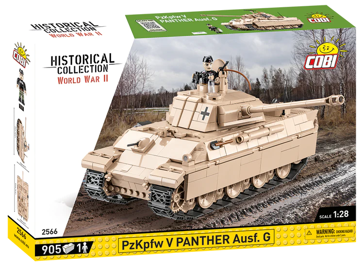 COBI-2566 COBI 905 PCS HC WWII /2566/ PANZER V PANTHER AUSF.G Sd.Kfz.171