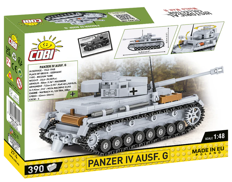 COBI-2714 COBI 389 PCS HC WWII /2714/ 'PANZER IV Ausf.D