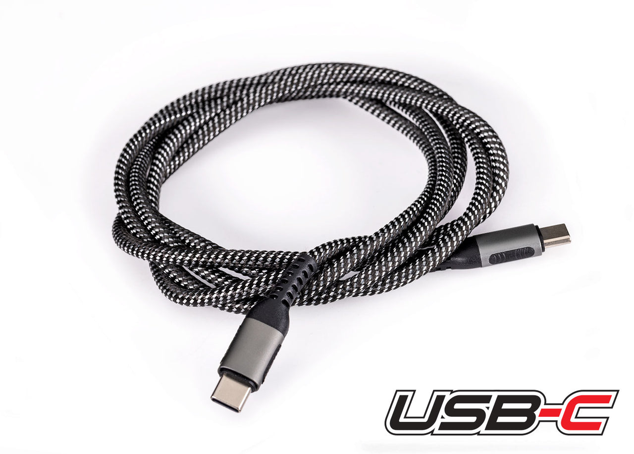 2916 Cable de alimentación Traxxas, USB-C, 100 W (alto rendimiento) 5 pies (1,5 m)