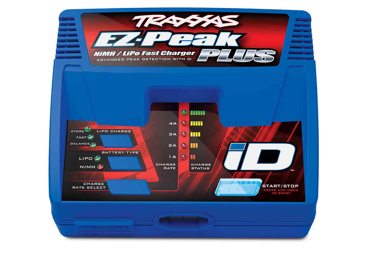 Cargador de batería multiquímico 2970 Traxxas EZ-Peak Plus con identificación automática (3S/4A/40W)