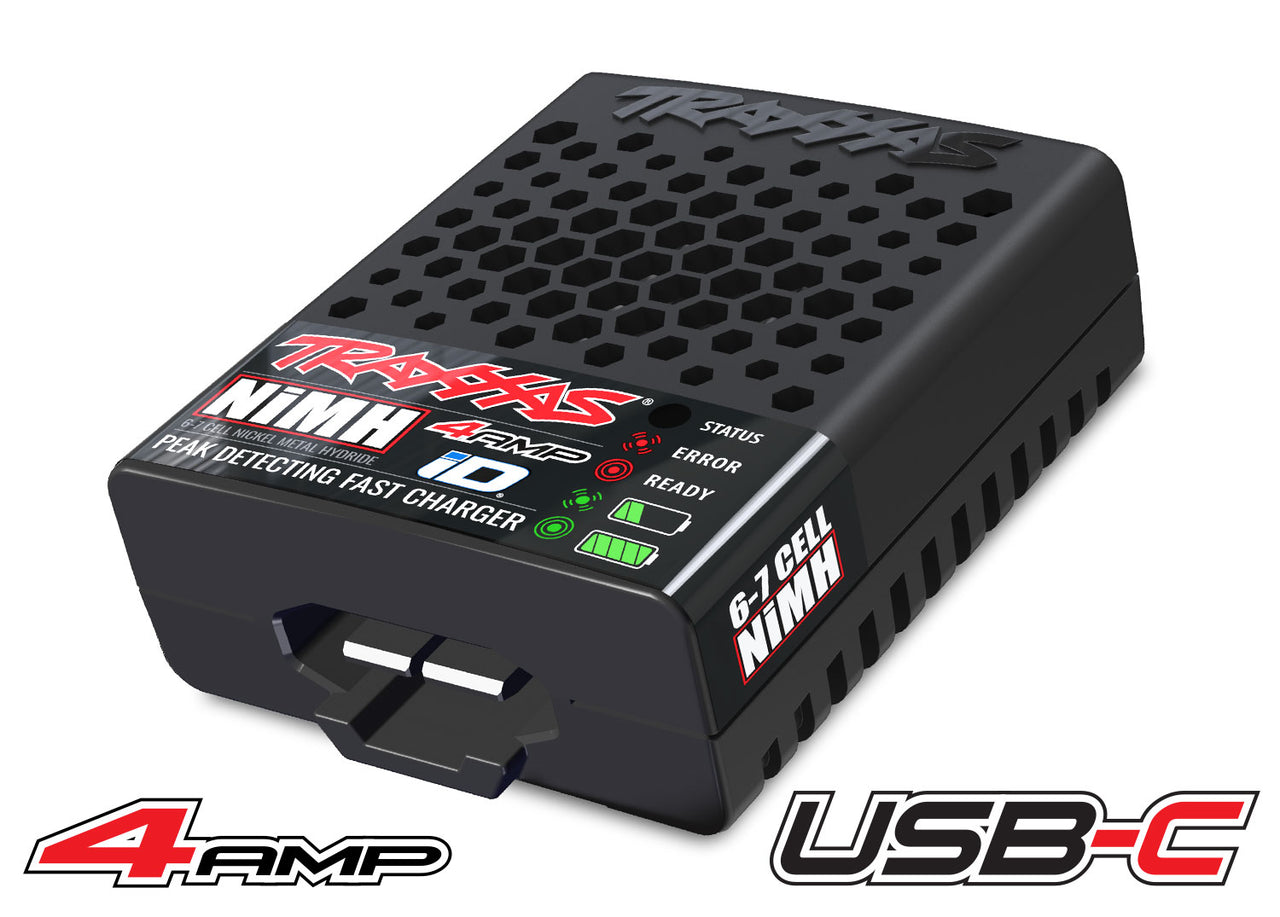 Cargador 2982 Traxxas USB-C solo NiMH, 40 W con iD