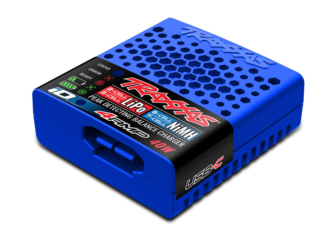 2985 Traxxas USB-C Multi-Chemistry Charger w/iD Auto Battery Identification