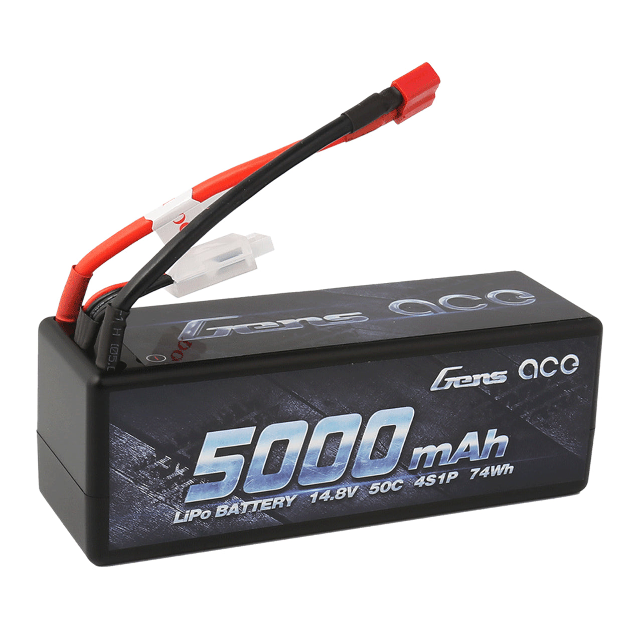 GEA50004S50D Gens ace 5000mAh 14.8V 50C 4S1P HardCase Lipo Battery14# con enchufe Dean 