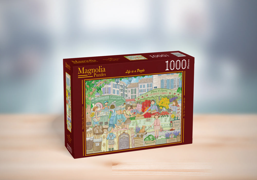 Puzzle 1000 pièces Les Marches de Provence