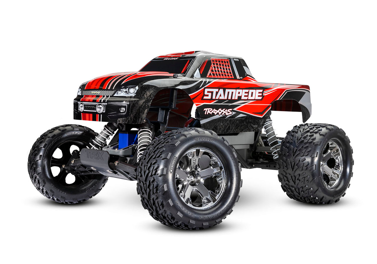 36054-8RED Traxxas Stampede 1/10 Monster Truck RTR - Rouge
