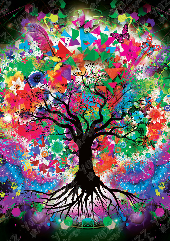 Colorful Tree 1000-Piece Puzzle