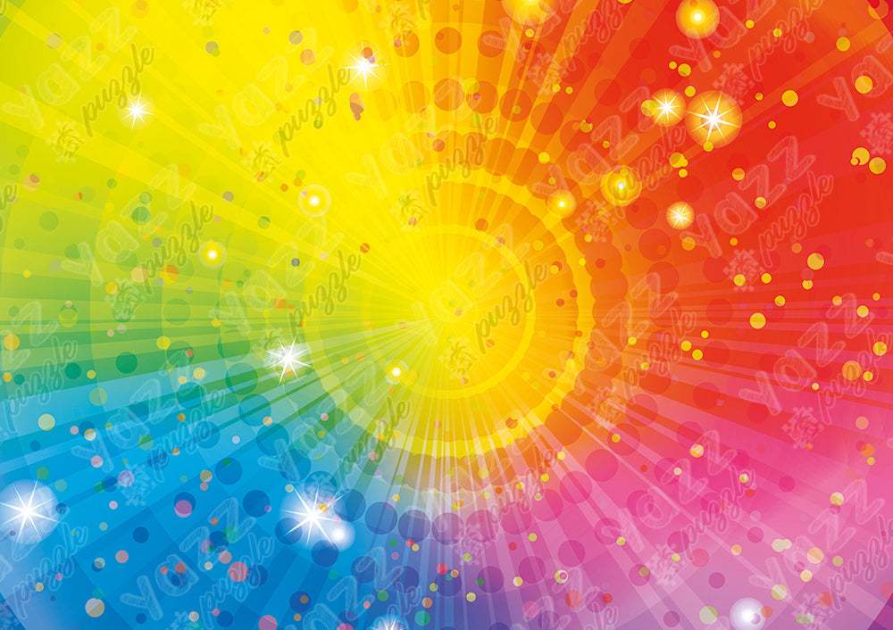 Puzzle abstrait arc-en-ciel de 1000 pièces