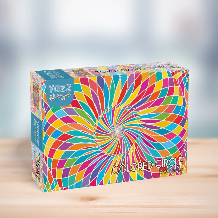 Colored Circle 1000-Piece Puzzle