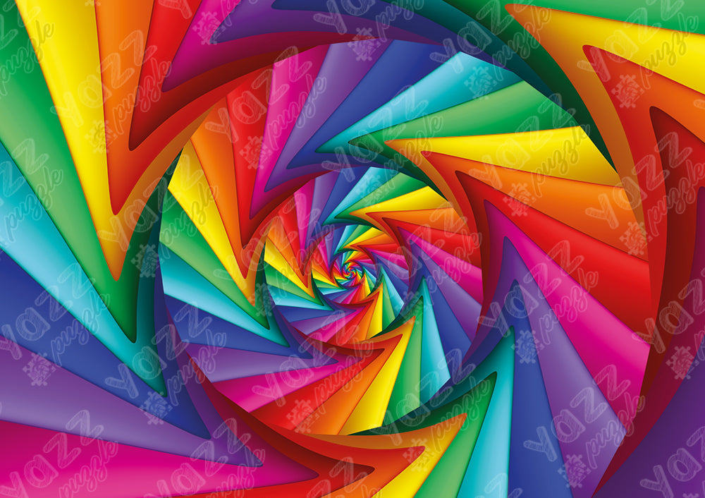 Complicated Rainbow 1000-Piece Puzzle