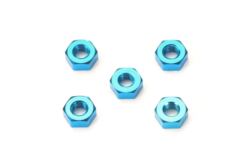 54411 3MM ALU NUT BLUE