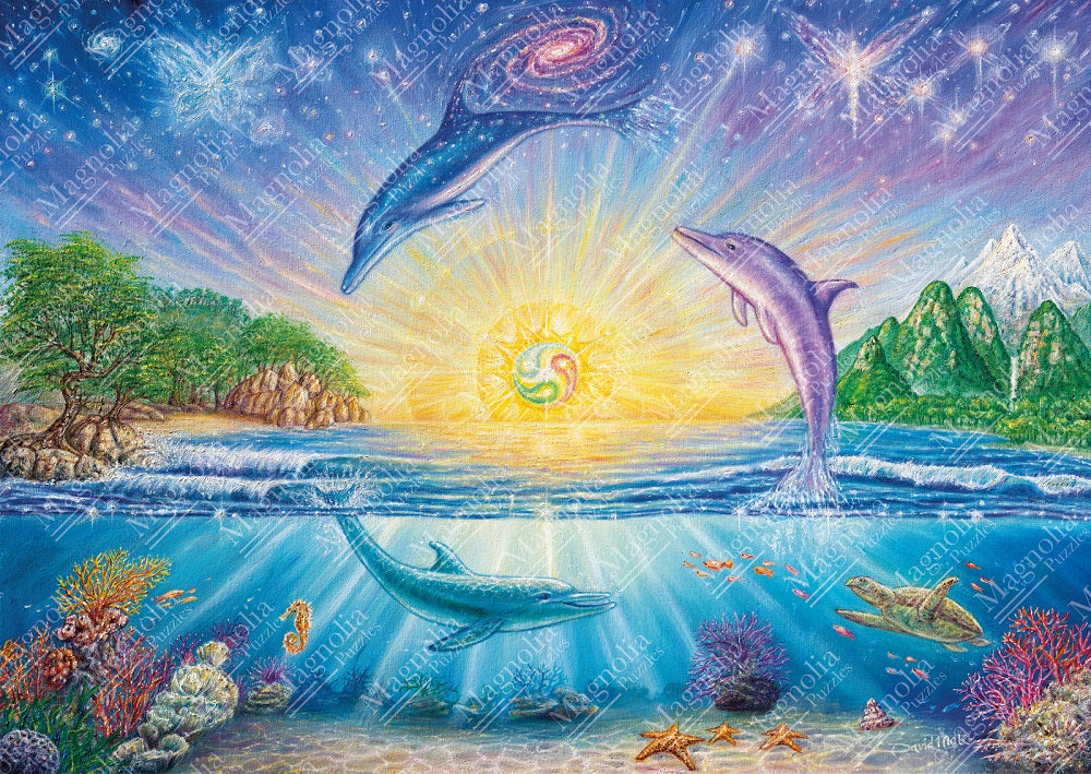 Dolphins – David Mateu 1000-Piece Puzzle