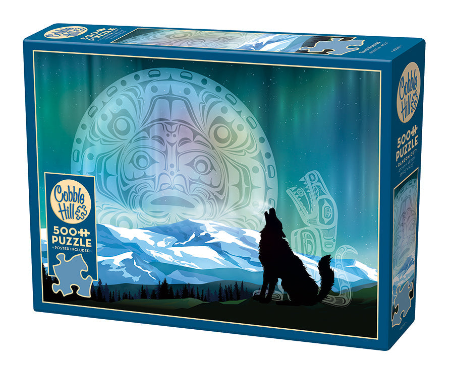Puzzle 500 pièces Deux loups