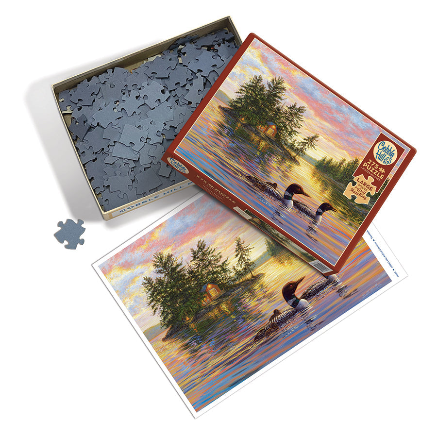 Soirée tranquille Puzzle familial de 275 pièces