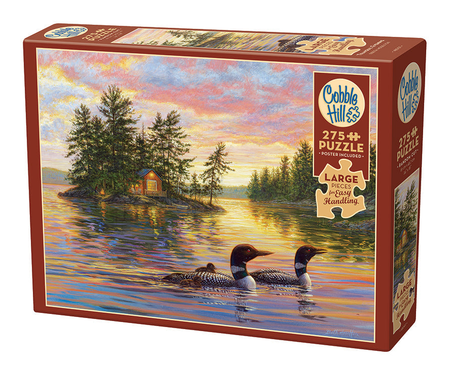 Soirée tranquille Puzzle familial de 275 pièces