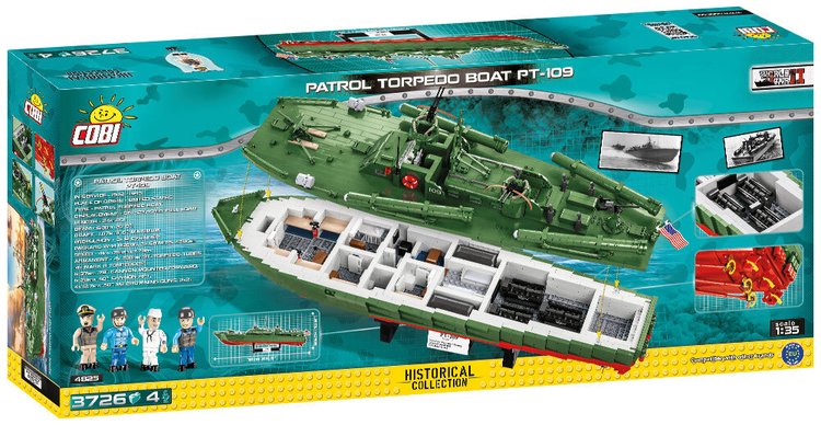 COBI-4825 Lancha Torpedera Patrulla COBI PT-109