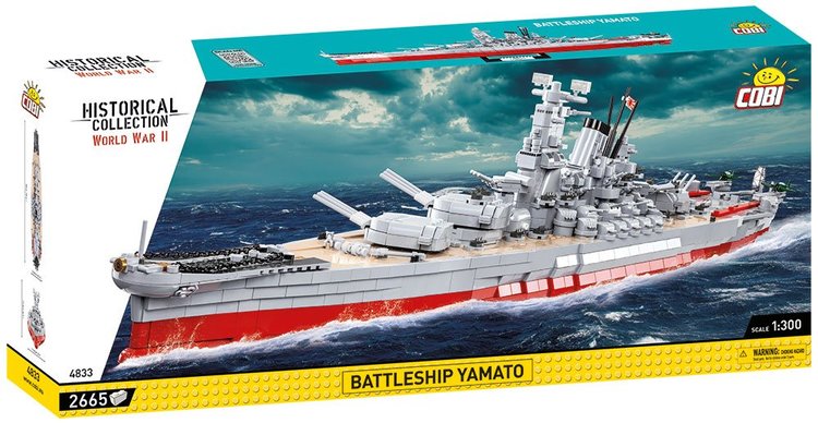 COBI-4833 Cuirassé COBI Yamato : ensemble #4833