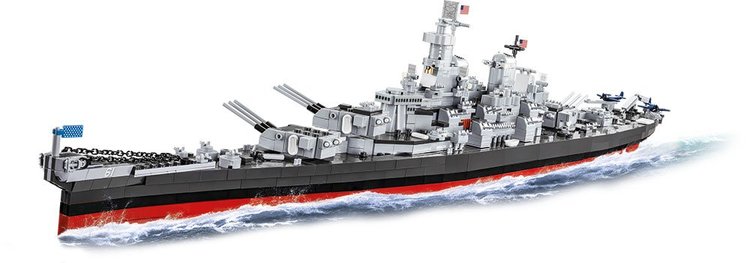 COBI-4836 COBI EXECUTIVE EDITION Iowa-Class Battleship: Set #4836