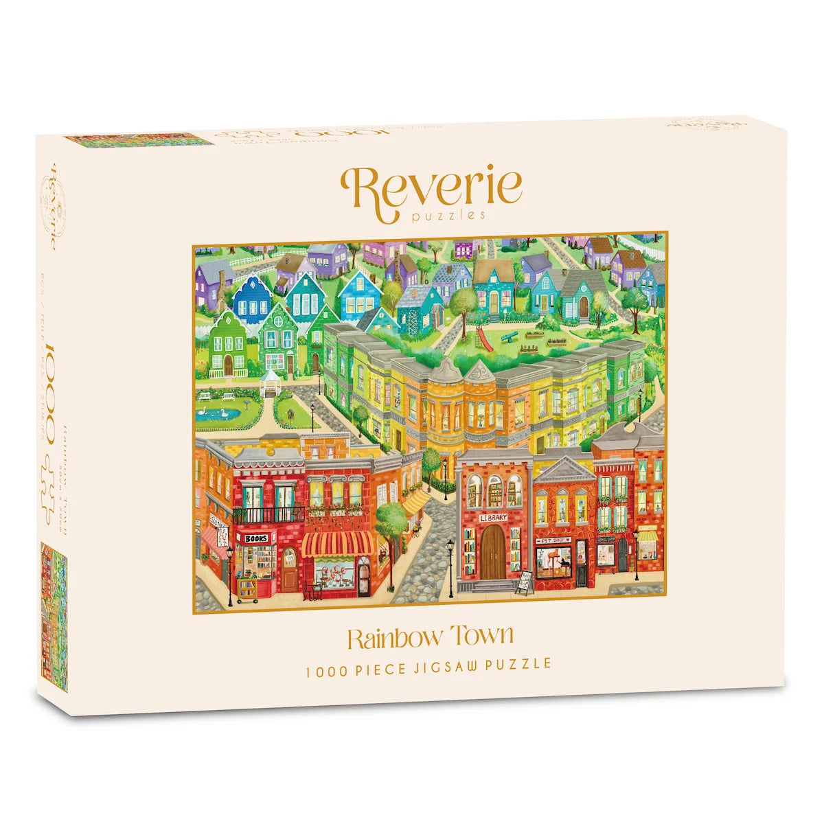 Rainbow Town 1000-Piece Puzzle