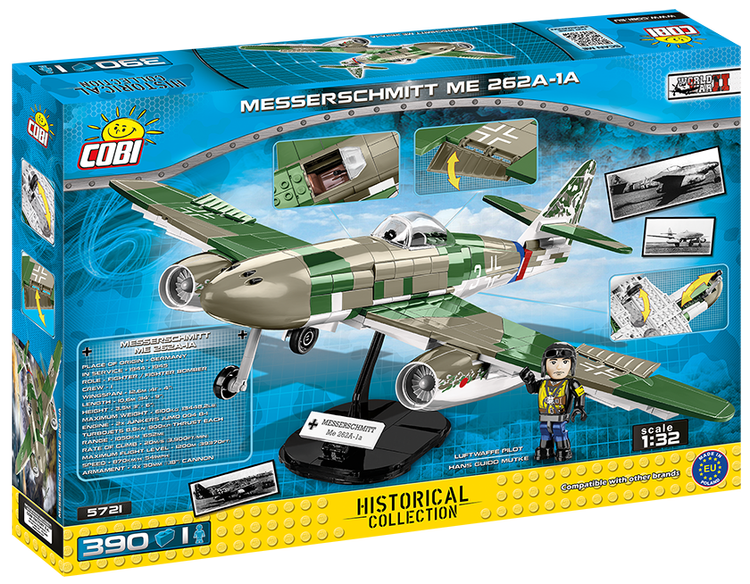 COBI-5721 COBI Messerschmitt ME 262A-1A: Set #5721