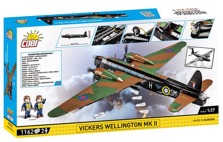 COBI-5723 COBI Vickers Wellington MK II Bomber: Set #5723