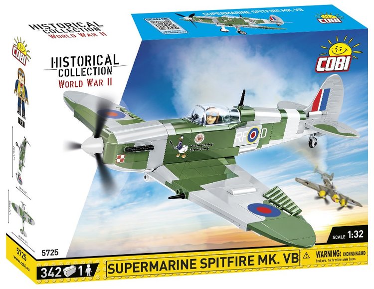 COBI-5725 COBI Supermarine Spitfire MK. VB: Set #5725