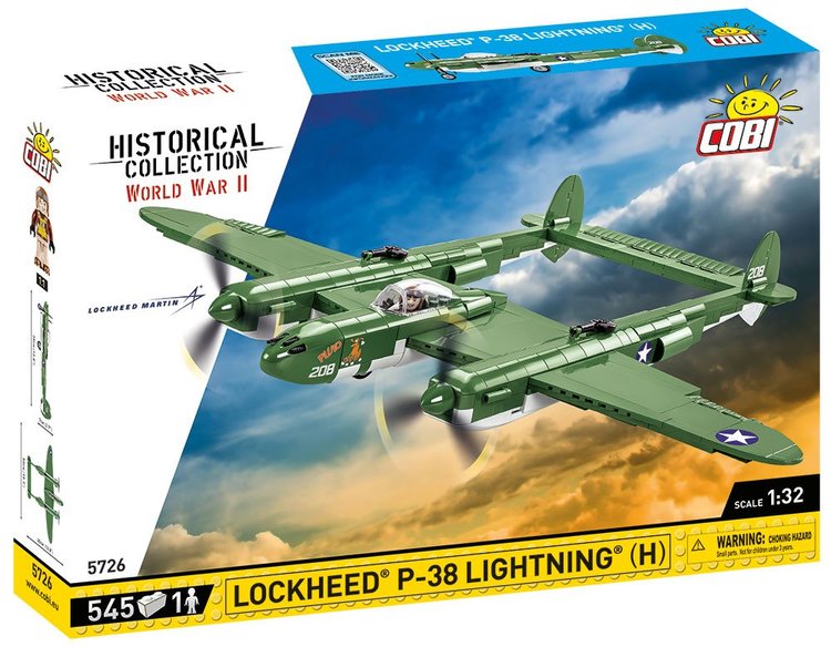 COBI-5726 COBI Lockheed P-38 Lightning (H): Set #5726