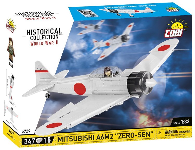 COBI-5729 COBI Mitsubishi A6M2 "Zero-Sen" Fighter