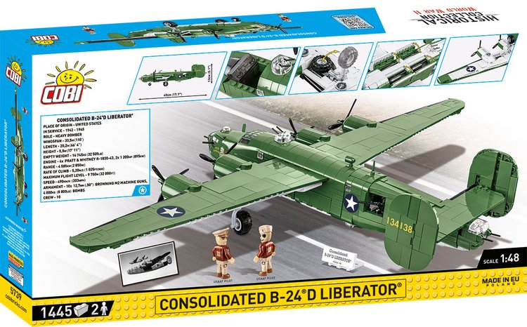 COBI-5739 COBI Consolidated B-24D Liberator Bomber : Set #5739