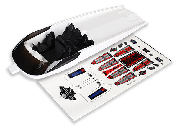 5765 Traxxas Hatch, DCB M41, white (no graphics)