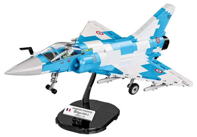 COBI-5801 Avión de combate COBI Dassault Mirage 2000-5: Conjunto #5801