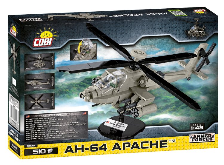 COBI-5808 COBI AH-64 Apache Helicopter: Set #5808