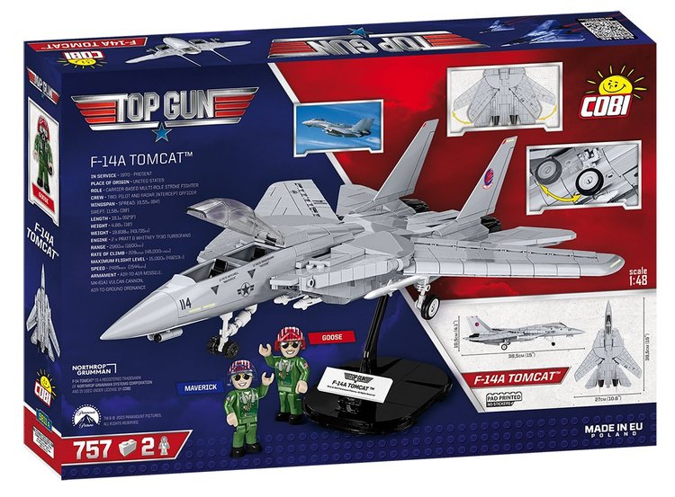 COBI-5811A COBI Top Gun F-14A Tomcat Fighter: juego #5811A