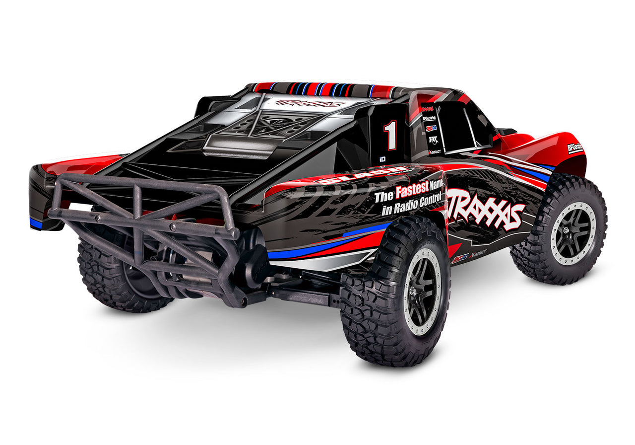 58134-4RED Traxxas Slash 1/10 Brushless 2WD Short Course Truck RTR - Red FREE(100$ VALUE) 2985-2S TRAXXAS BATTERY/CHARGER COMPLETER PACK (INCLUDES #2985 & #2827X)