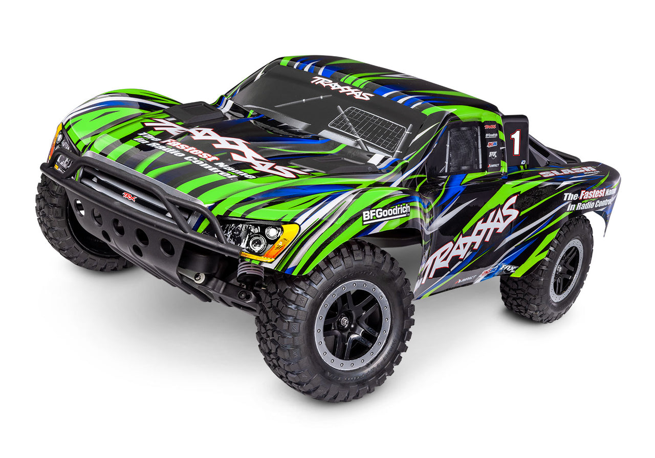 58334-4GREEN Traxxas 1/10 Slash 2WD, BL-2s HD Brushless, Clipless - Green [PROMO: Free charger/battery]