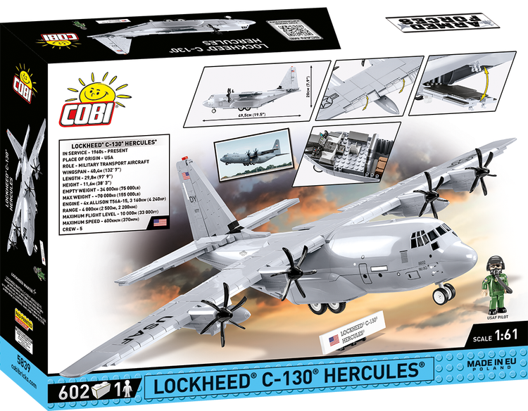 COBI-5839 COBI Lockheed C-130 Hercules Transport : Set #5839
