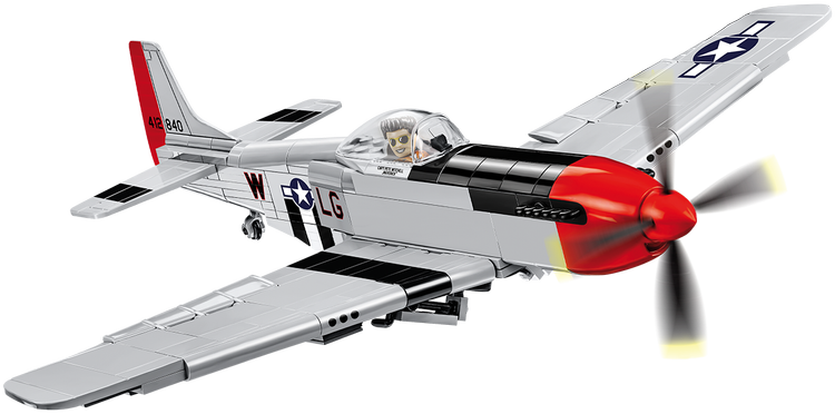 COBI-5846 COBI TOP GUN P-51D Mustang Fighter, Versión 2: Set #5846