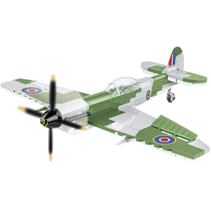 COBI-5865 COBI 152 pièces HC seconde guerre mondiale/5865/SUPERMARINE SPITFIRE MK.X