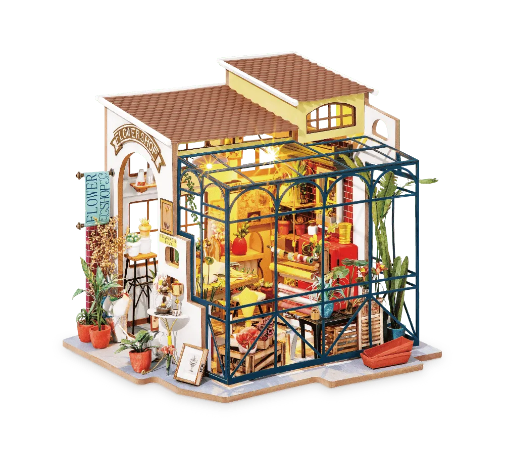 DG145 Rolife Emily's Flower Shop Miniature House