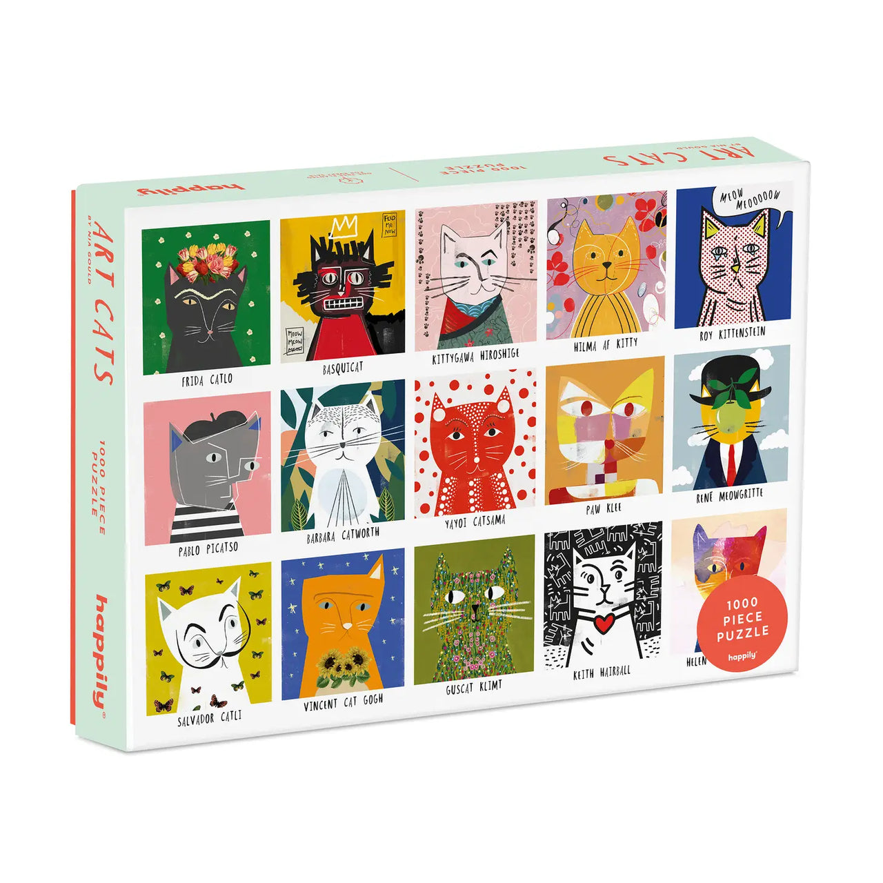 Puzzle 1000 pièces Chats d'art