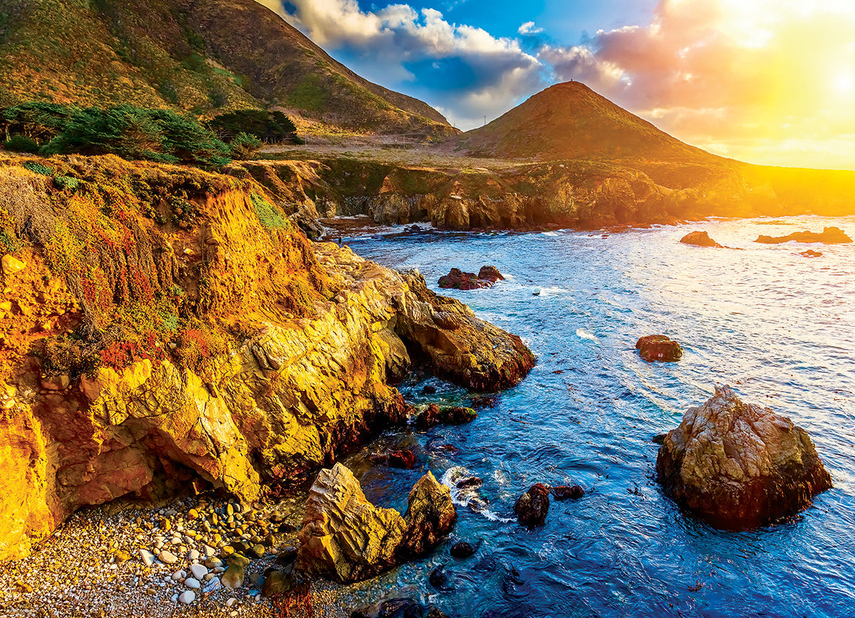 Sunset on the Pacific Coast 1000-Piece Puzzle